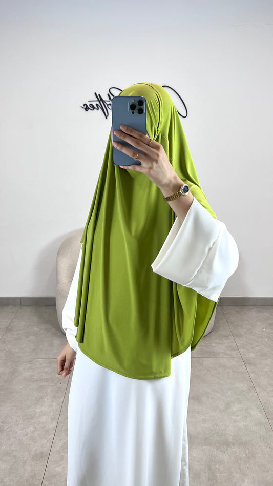 khimar jersey premium vert olive