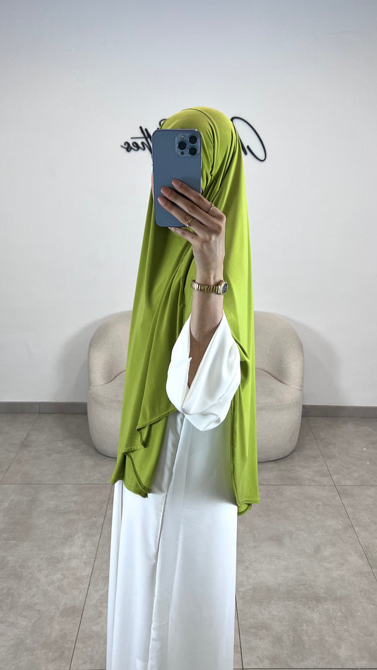 khimar jersey premium vert olive