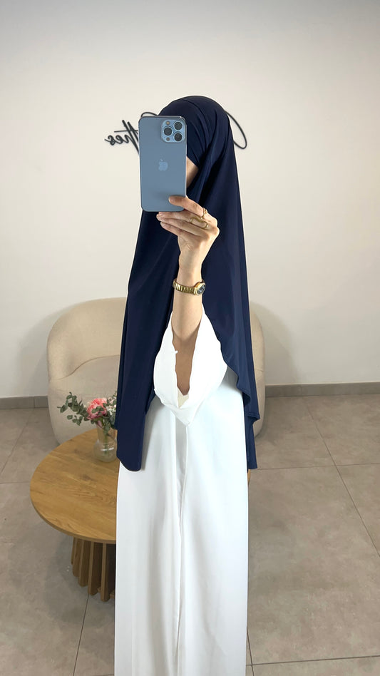 khimar jersey premium bleu marine