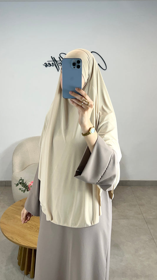 khimar jersey premium beige