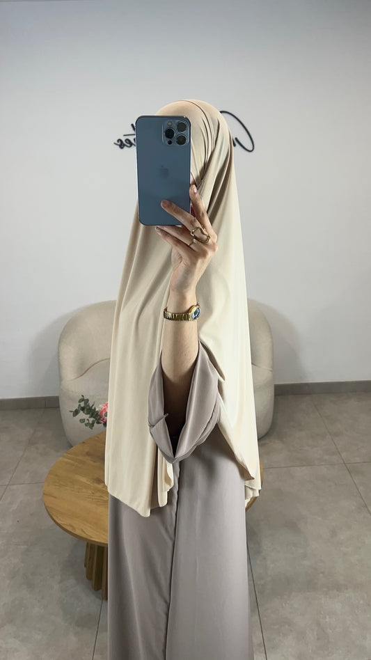 khimar jersey premium beige